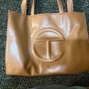 Tan LeatherTelfar Tote Bag